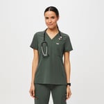 Track Stock of Figs Slim Catarina One-Pocket Scrub Top                