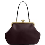 Track Stock of Coach Oversized Kisslock Frame Shoulder Clutch Bag