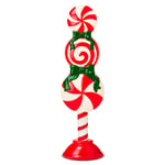 Track Stock of Lighted Plastic Blow Mold Candy 42" by Holiday Time