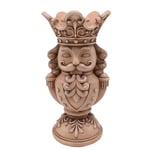 Track Stock of Brown Nutcracker Christmas Pillar Candle Holder