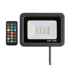 Track Stock of 30-Watt Multi-Colored LED Floodlight