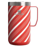 Track Stock of Stanley 24 oz Stainless Steel Everyday Mug - Candy Cane Twist