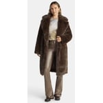 Track Stock of Madden NYC Women's Oversized Faux Fur Coat