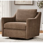 Track Stock of Swivel Accent Chair with Jackson Sloped Arms