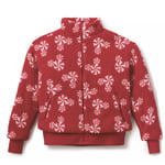 Track Stock of Mickey Mouse Icon Peppermint Swirl Sherpa Zip Jacket