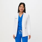 Track Stock of Figs Bellevue Slim Short Lab Coat