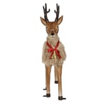 Track Stock of Brown Reindeer Animatronic Christmas Decoration