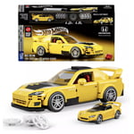 Track Stock of Mattel Brick Shop Hot Wheels ’07 Honda S2000 Building Toy Kit 257pc for Collectors