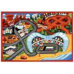 Track Stock of Cars Road Play Rug