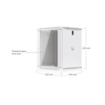 Track Stock of Unifi 12U Rack Cabinet 450mm
