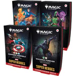Track Stock of MTG Marvel Super Heroes Commander Deck Bundle
