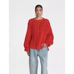 Track Stock of Women's Pullover Sweater The Chunky Knit Crew Track Stock of Women's Pullover Sweater The Chunky Knit Crew