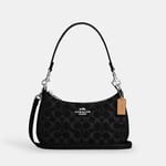 Track Stock of Teri Shoulder Bag In Signature Denim