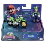 Track Stock of 2.5 inch Luigi with Pull Back Motorcycle 