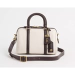 Track Stock of Coach Restored Ruby Satchel 25 In Colorblock