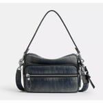 Track Stock of Dakota Crossbody Bag In Regenerative Cotton Denim With Charms