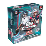 Track Stock of 2025 Topps Chrome Football NFL Mega Box