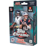 Track Stock of 2025 Topps Chrome Football NFL Hanger Box