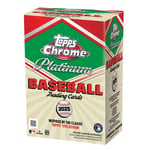 Track Stock of 2025 Topps Chrome Platinum Baseball - Value Box