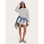 Track Stock of Women's Rollneck Striped Pullover Sweater