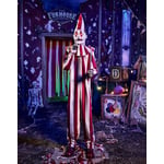 Track Stock of 6 Ft 9 In Silent and Deadly Clown Animatronic