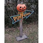 Track Stock of Light-Up Pumpkin Sign - Beastcraft