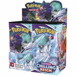 Track Stock of Pokemon Chilling Reign Booster Display Box