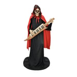 Track Stock of Haunted Living 5.5 FT Animated Reaper with Keyboard
