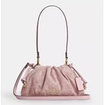 Track Stock of Faye Shoulder Bag In Signature Denim