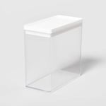 Track Stock of 12.6c Tall Rectangle Plastic Container for ETBs