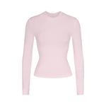 Track Stock of Skims Cotton Jersey Long Sleeve T Shirt 