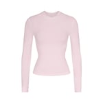 Track Stock of Skims Cotton Jersey Long Sleeve T Shirt 