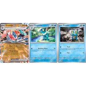 106 167 pokemon card Amazon.com: Greninja ex 106/167  Twilight Masquerade  Pokemon Card Lot  Frogadie & Froakie : Toys & Games