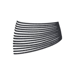 Rhinestone Swim Strappy Skirt - Gunmetal - M Restock Notifications