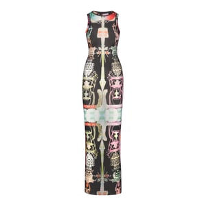 Track Summer Mesh High Neck Long Dress - Orchid Cabinet - XS at Skims
