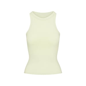 Cotton Jersey Crew Neck Tank  - Pistachio - L Restock Notifications