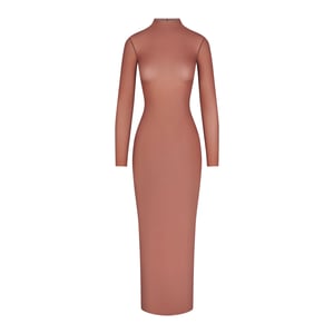 dress that ties at neck Petite Tie Neck Sheath Dress in Tutu Pink