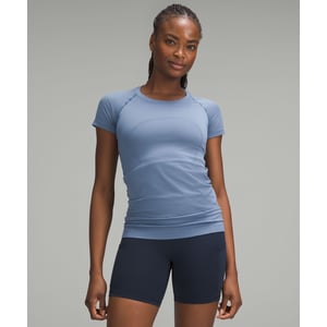 Swiftly Tech Short-Sleeve Shirt 2.0 *Hip Length - Oasis Blue/Oasis Blue - 2 Restock Notifications
