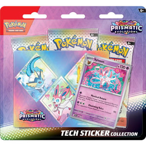 Pokemon Prismatic Evolutions Tech Sticker Collection - Styles Vary Restock Notifications
