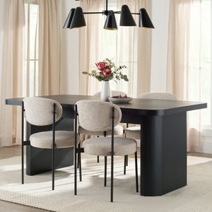 Better Homes & Gardens Juliet Expandable Dining Table, Black Wood Finish Restock Notifications