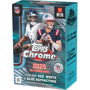 2025 Topps Chrome Football NFL Value Box Restock Notifications