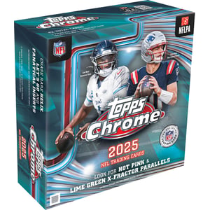 Track 2025 Topps Chrome Football NFL Mega Box at Dick's Sporting Goods