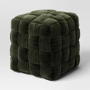 Square Woven Pouf Ottoman by Threshold Restock Notifications