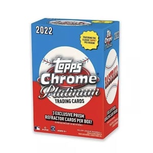 2022 Topps Chrome Platinum Anniversary Blaster Box Restock Notifications