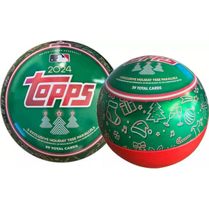 2024 Topps Baseball Holiday MLB Tin Restock Notifications