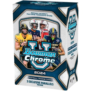 2024 Bowman University Chrome Football Blaster Box Restock Notifications