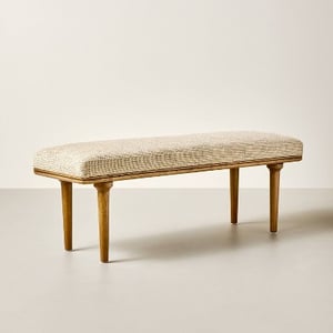 Upholstered Bench Flax - Hearth & Hand Restock Notifications