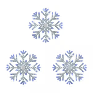 9.5 in. Twinkling LED Snowflakes (3-Pack) Restock Notifications