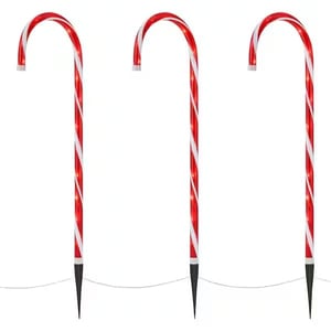 3 ft. Warm White Candy Cane LED Pathway Lights Restock Notifications