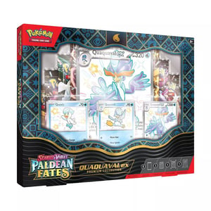 Pokémon Paldean Fates Quaquaval ex Premium Collection Restock Notifications